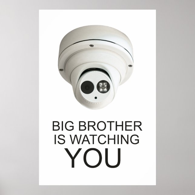 Big brother is watching you poster (Framsidan)