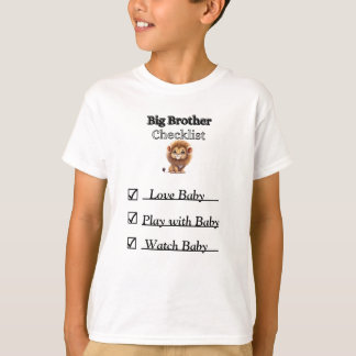 Big Brother Lejon Checklist T-Shirt