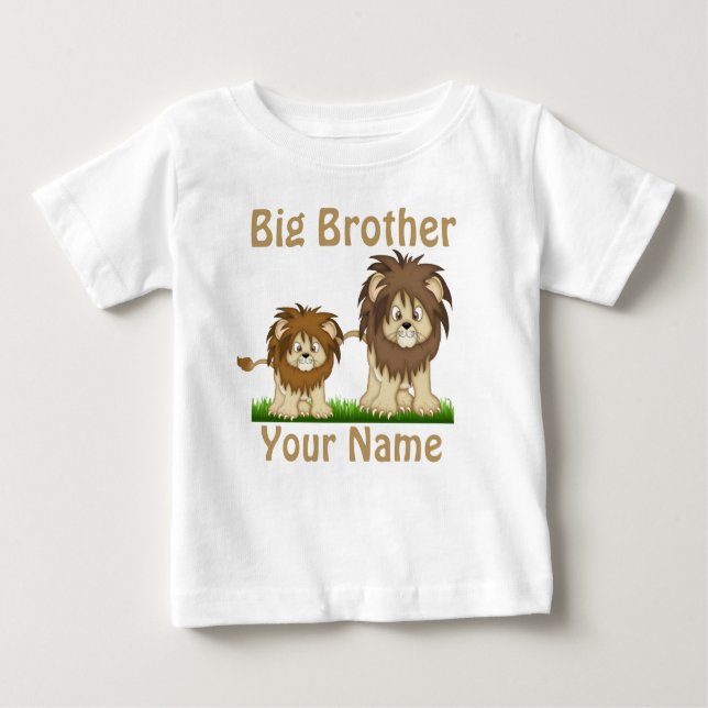Big Brother Lejon Personlig T-shirt (Framsida)