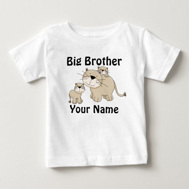 Big Brother Lejon Personlig T-shirt (Framsida)