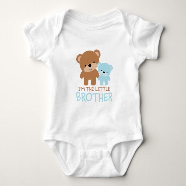 Big Brother Little Brother Bear T-shirt (Framsida)