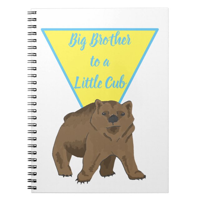 Big Brother Little Brother Bear Unge Anteckningsbok (Framsidan)