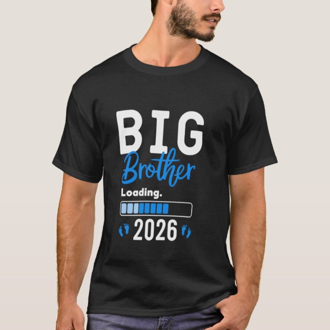 Big Brother Loading 2026 Beforderad Till Big Broth T Shirt (Framsida)