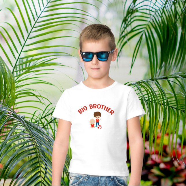 Big Brother med Baby Brother Proud Brother T Shirt (Skapare uppladdad)