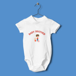 Big Brother med Baby Brother Proud Brother T Shirt