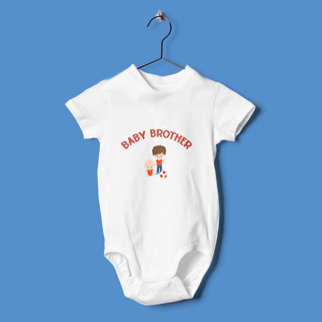 Big Brother med Baby Brother Proud Brother T Shirt (Skapare uppladdad)