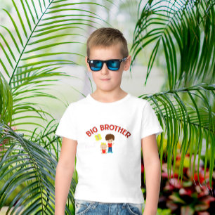 Big Brother med Baby Sister Proud Brother T Shirt