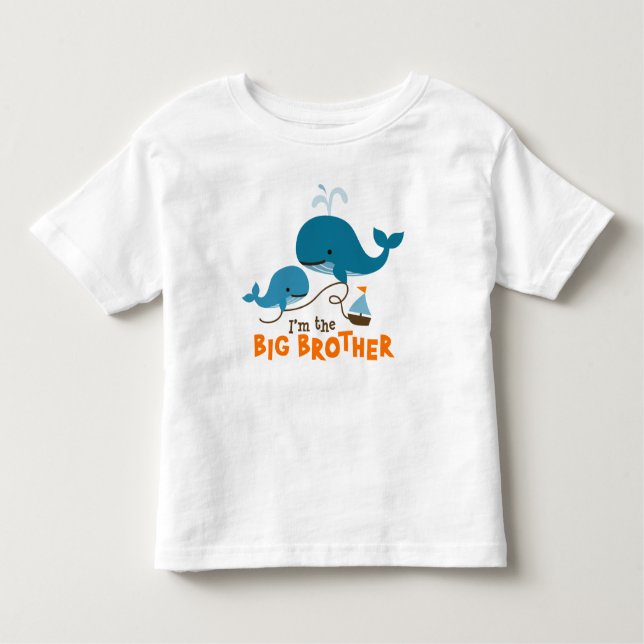 Big Brother - Mod Whale T Shirt (Framsida)