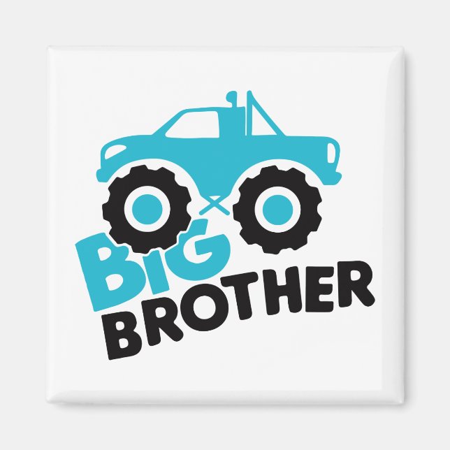 Big Brother Monster Lastbil Magnet (Framsidan)