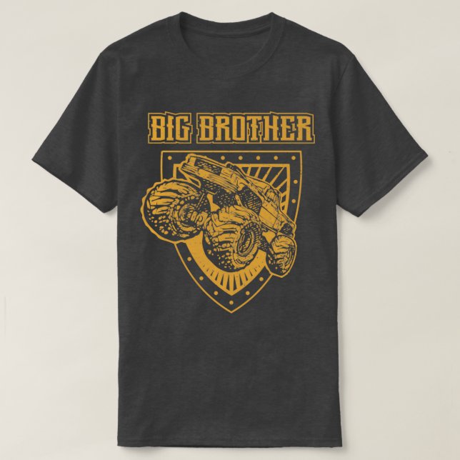 Big Brother Monster Lastbil Småbarn 1 T Shirt (Design framsida)