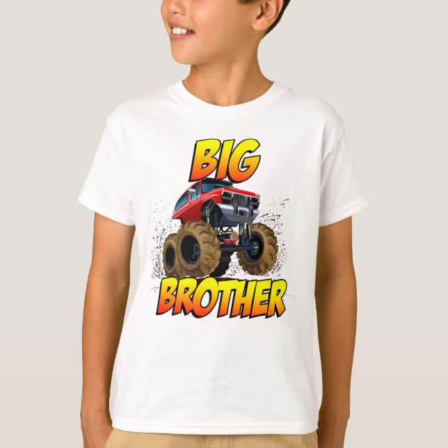 Big Brother Monster Lastbil T Shirt (Framsida)
