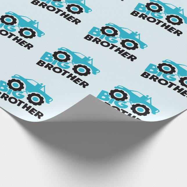 Big Brother Monster Truck Presentpapper (Hörn)