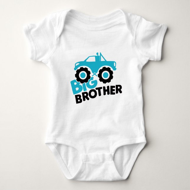 Big Brother Monster Truck T Shirt (Framsida)