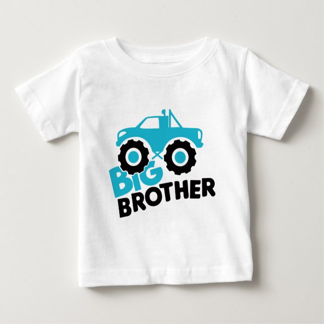 Big Brother Monster Truck T Shirt (Framsida)