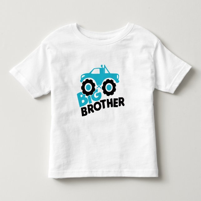 Big Brother Monster Truck T Shirt (Framsida)