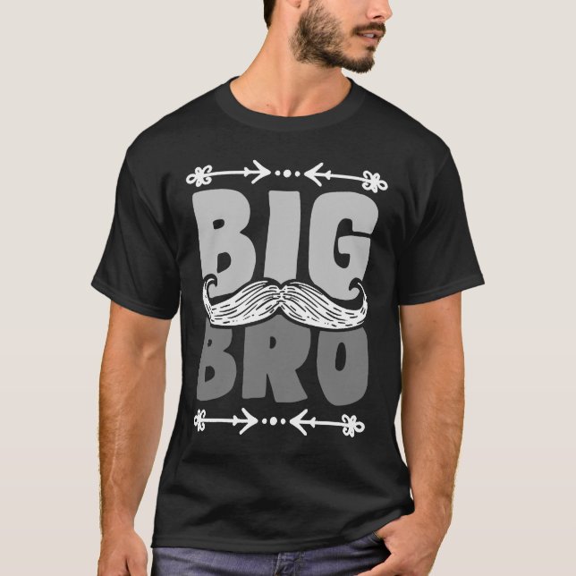 Big Brother och Brother Partnerlook Big Bro T Shirt (Framsida)