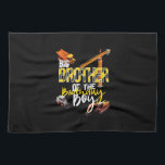 Big Brother of Birthday Boy Constructor Kökshandduk<br><div class="desc">Perfekt för storebror,  gravid,  babyduschgåva,  gravid och en perfekt för småbarn-pojken. Gör en liten för barn-liten fantastisk-present på småbarn på tillfälle som babydusch,  födelsedag,  jul eller annat tillfälle.</div>