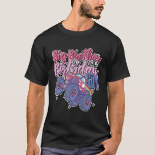 Big Brother of the Bithday Girl Rainbow Monster Tr T Shirt