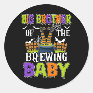 Big Brother of the Brewing by Halloween Manar Wome Runt Klistermärke