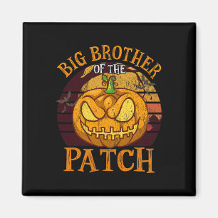 Big Brother of the Patch Family Group Halloween Magnet