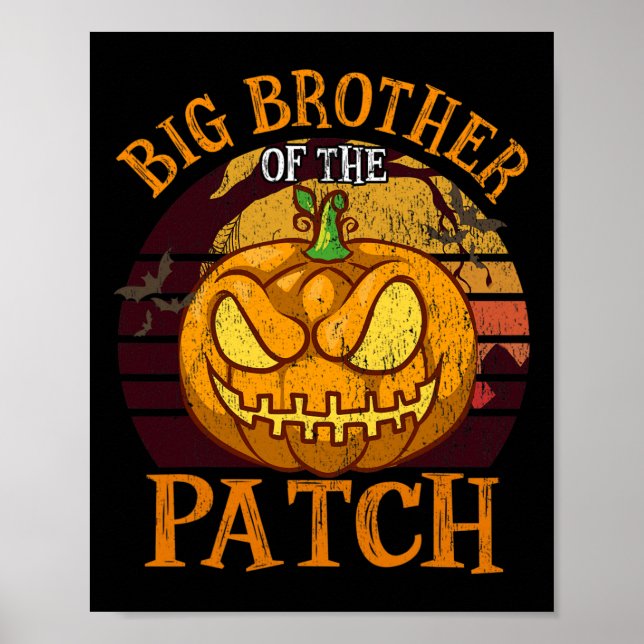 Big Brother of the Patch Family Group Halloween Poster (Framsidan)