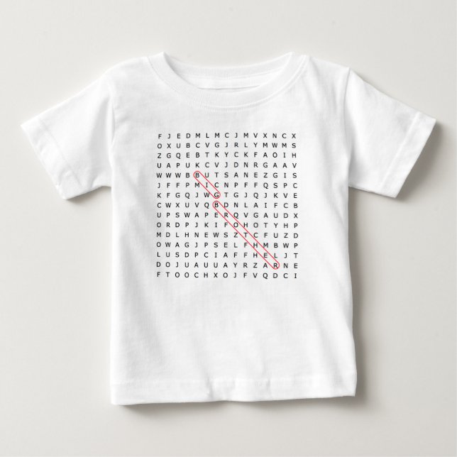 Big Brother Ord Search Barn T-Shirt (Framsida)