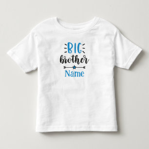 Big Brother Personlig Namn Cute T Shirt