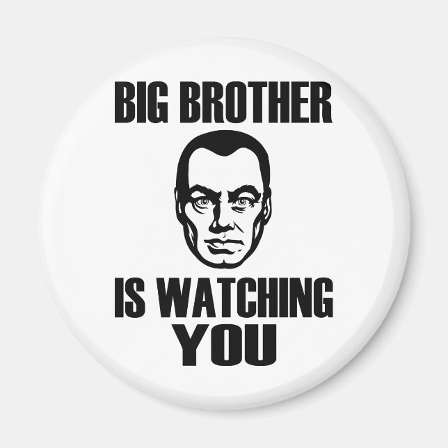 Big Brother Porträtt Magnet (Framsidan)