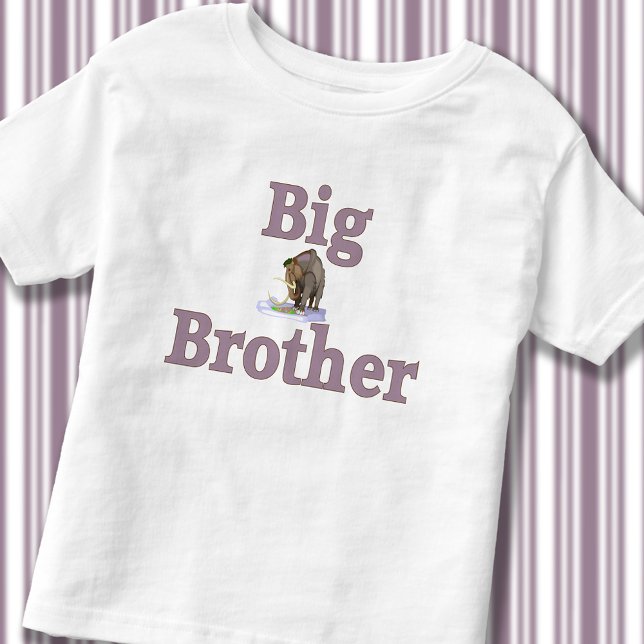 Big Brother Prehistorh Mammoth Dinosaur T Shirt (Big Brother Prehistoric Mammoth Dinosaur Toddler T-shirt)