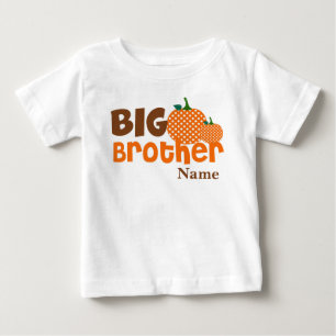 Big Brother Pumpkin Personlig Shirt Tee