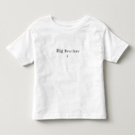 Big Brother Quote With Heart Toddler Shirt T Shirt