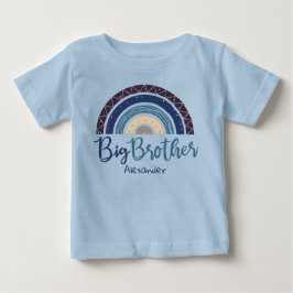 Big Brother rainbow customizable name T Shirt