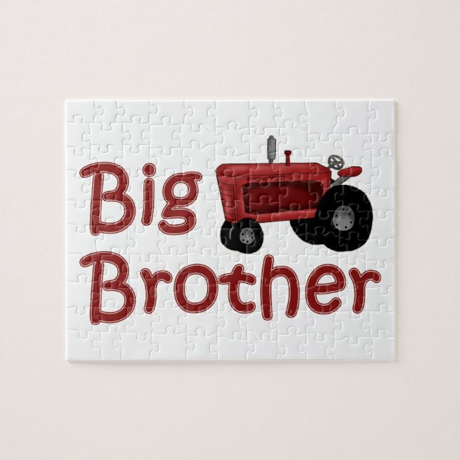 Big Brother Red Tractor Pussel (Horisontell)