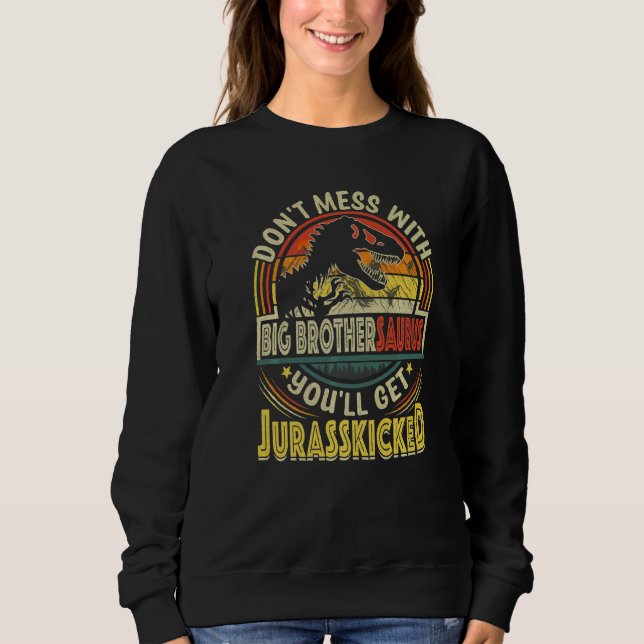 Big Brother Rex Saurus Fars dag juldininos T Shirt (Framsida)