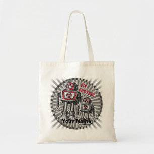 Big Brother Robot Tote Bag Tygkasse