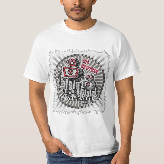Big Brother Robot Väska T Shirt (Framsida)