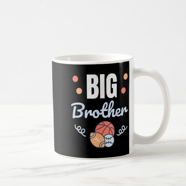 Big Brother _ Roligt Gravid Meddelande &amp; Sib Kaffemugg (Höger)