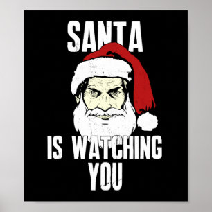 Big Brother Santa Claus Is Watching You Poster