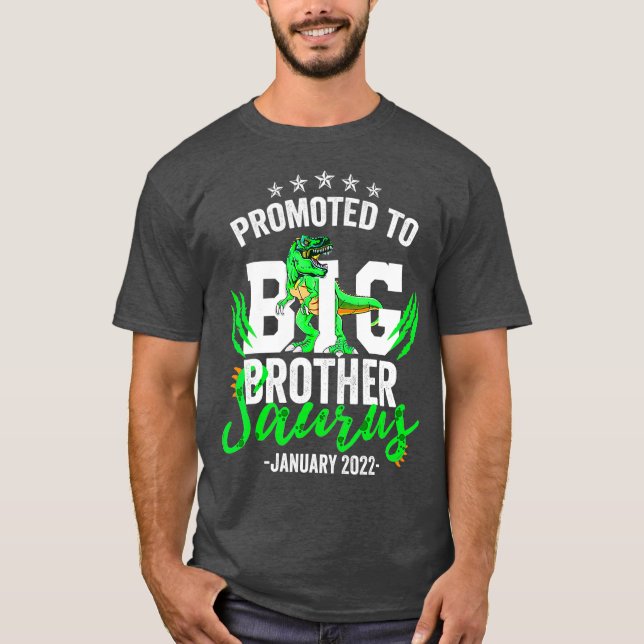 Big Brother Saurus 2022 Dinosaur Januari Big T Shirt (Framsida)