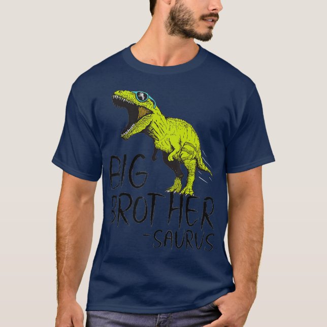 Big Brother-saurus Dinosaur Gifts Shirts for och T Shirt (Framsida)