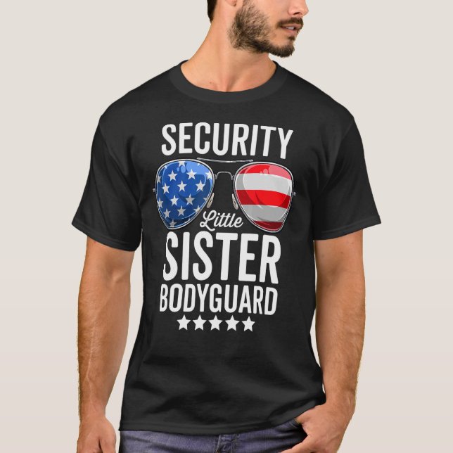 Big Brother Security, liten systersäkerhet T Shirt (Framsida)