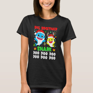 Big Brother Shark jul Doo Doo Familj Matchande T Shirt
