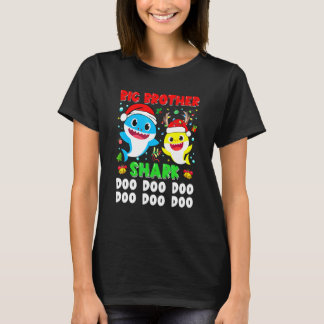 Big Brother Shark jul Doo Doo Familj Matchande T Shirt