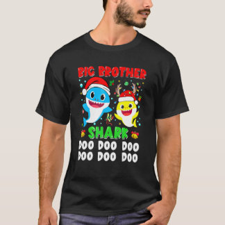 Big Brother Shark jul Doo Doo Familj Matchande T Shirt