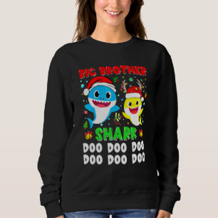 Big Brother Shark jul Doo Doo Familj Matchande T Shirt