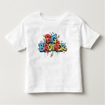 Big Brother Shirt Cool Graffiti Kids Tee