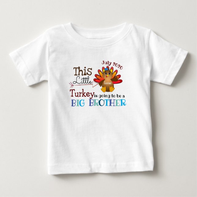 Big Brother ska bli Turkiets Gravid Meddelande T Shirt (Framsida)