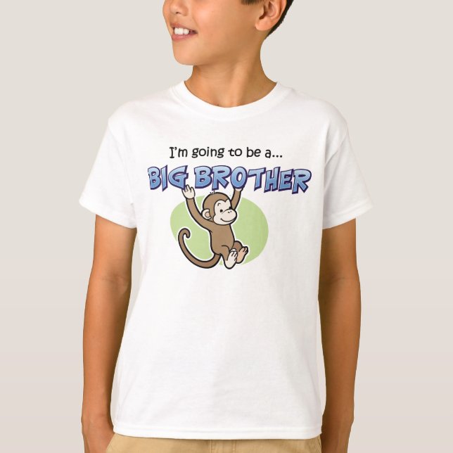 Big Brother ska vara apa Tee Shirt (Framsida)