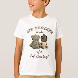 Big Brother ska vara av en Lil'Cowboy & Nalle T Shirt