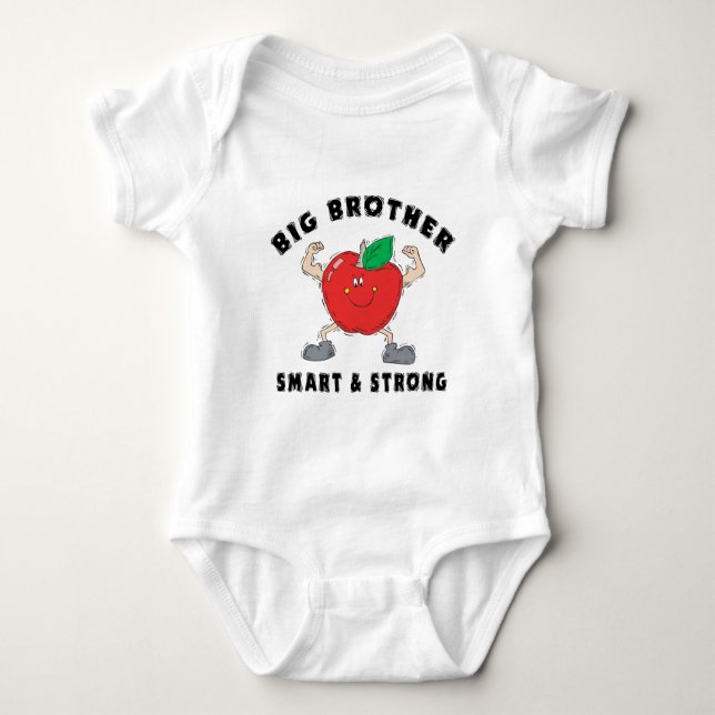 Big Brother Smart och Strong T-Shirt (Framsida)